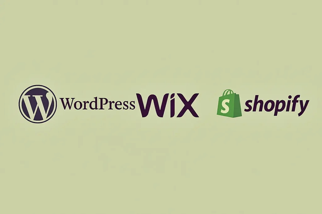 WordPress vs. WIX vs. Shopify? 2025